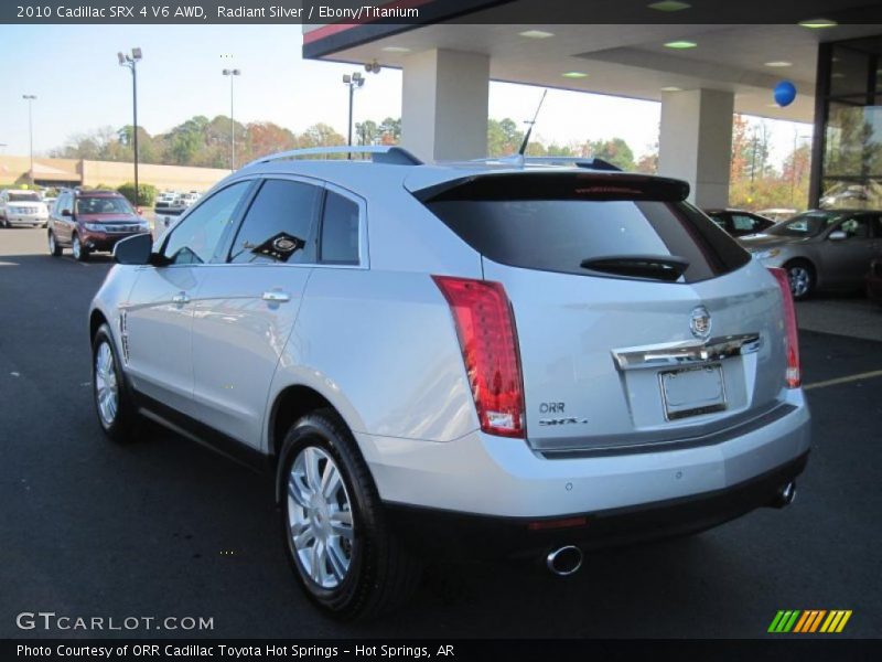 Radiant Silver / Ebony/Titanium 2010 Cadillac SRX 4 V6 AWD