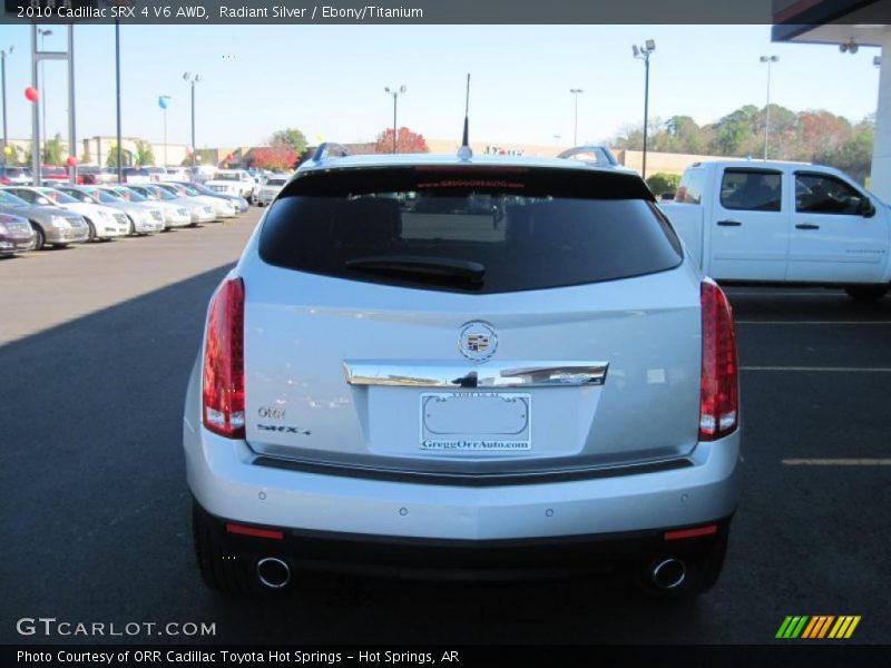 Radiant Silver / Ebony/Titanium 2010 Cadillac SRX 4 V6 AWD