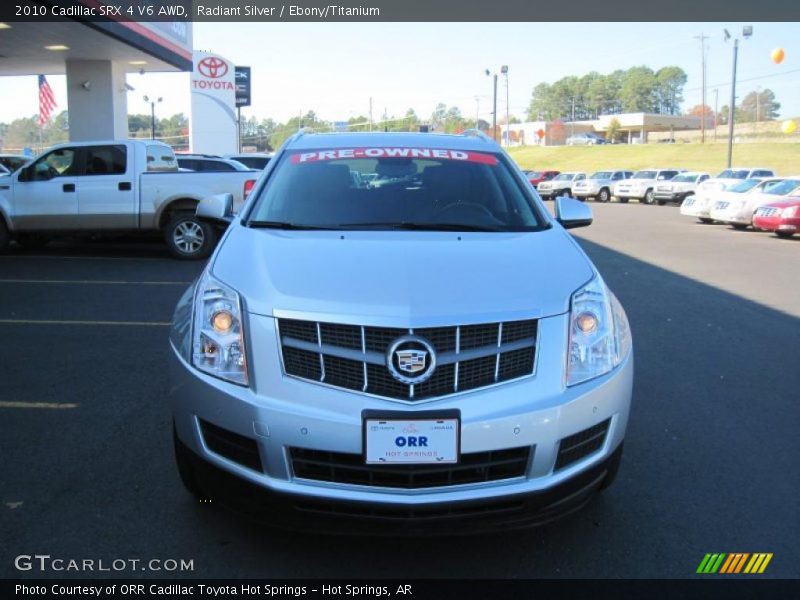 Radiant Silver / Ebony/Titanium 2010 Cadillac SRX 4 V6 AWD