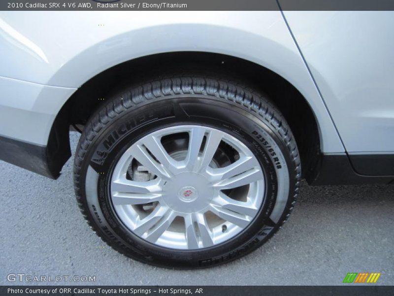 Radiant Silver / Ebony/Titanium 2010 Cadillac SRX 4 V6 AWD