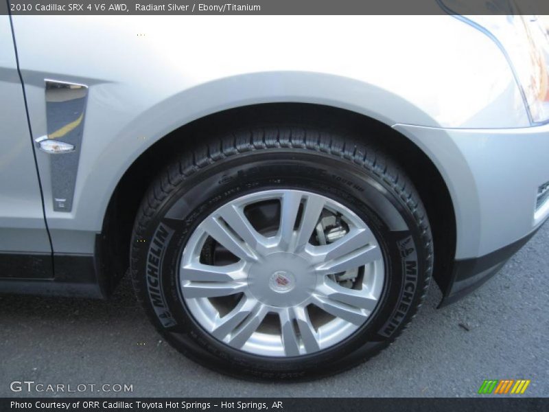Radiant Silver / Ebony/Titanium 2010 Cadillac SRX 4 V6 AWD