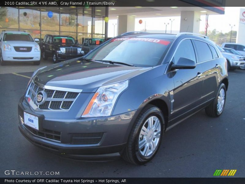 Gray Flannel / Titanium/Ebony 2010 Cadillac SRX 4 V6 AWD