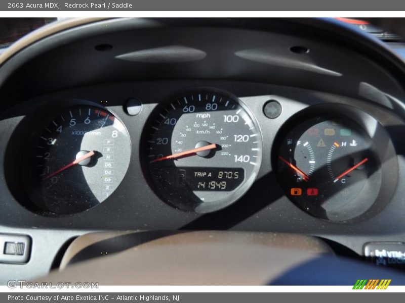 Redrock Pearl / Saddle 2003 Acura MDX