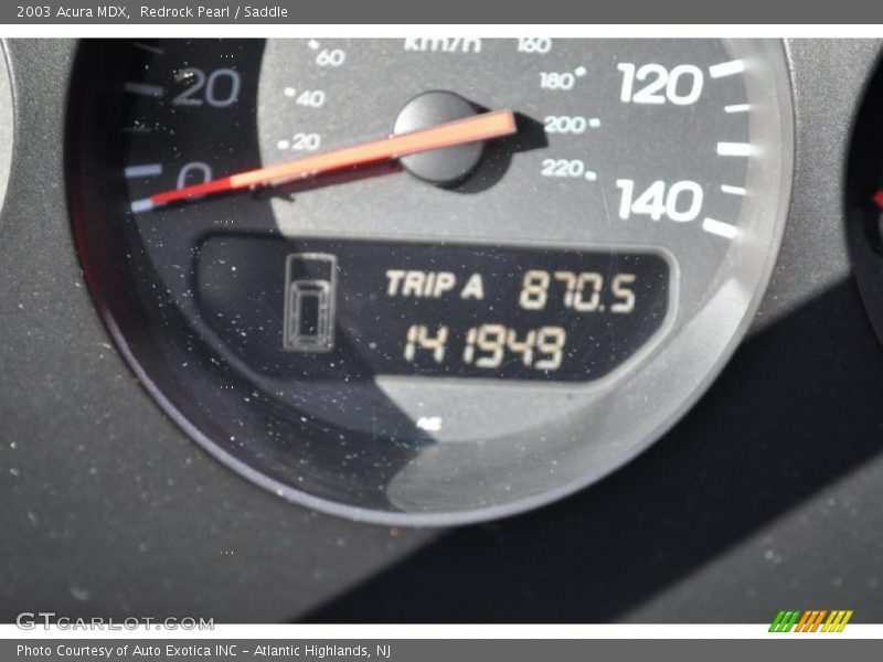 Redrock Pearl / Saddle 2003 Acura MDX