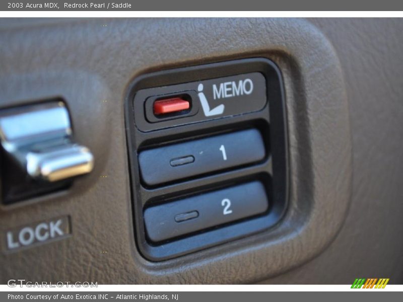 Redrock Pearl / Saddle 2003 Acura MDX