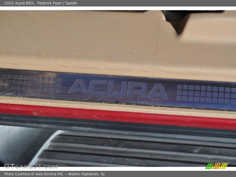 Redrock Pearl / Saddle 2003 Acura MDX