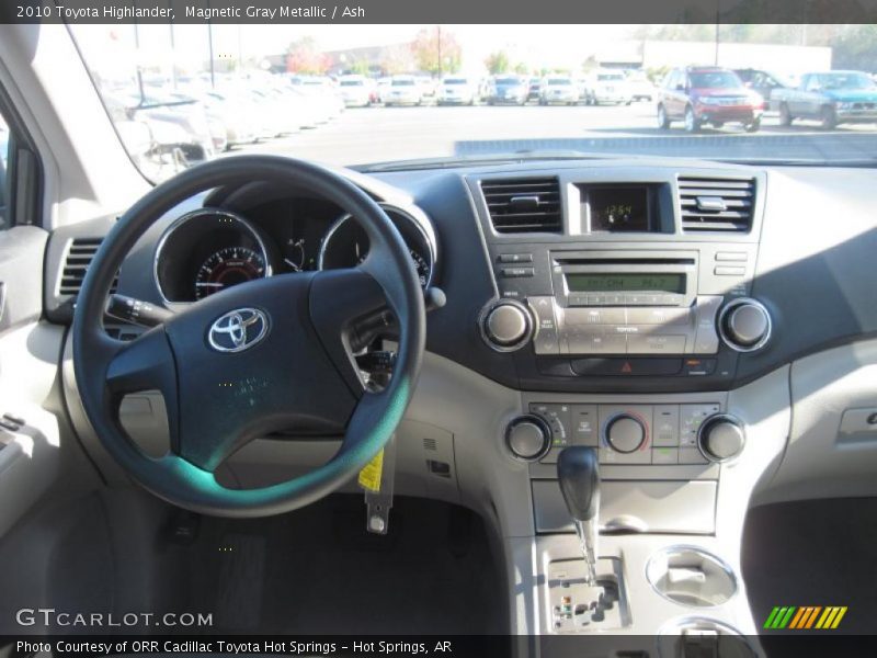 Dashboard of 2010 Highlander 