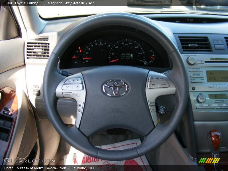 Magnetic Gray Metallic / Ash 2008 Toyota Camry XLE