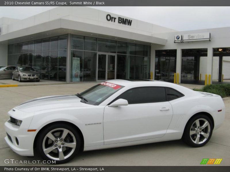 Summit White / Black 2010 Chevrolet Camaro SS/RS Coupe