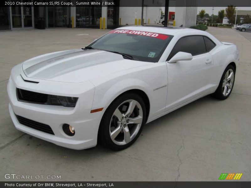 Summit White / Black 2010 Chevrolet Camaro SS/RS Coupe