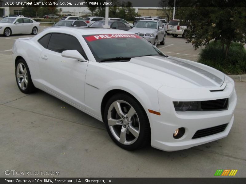Summit White / Black 2010 Chevrolet Camaro SS/RS Coupe