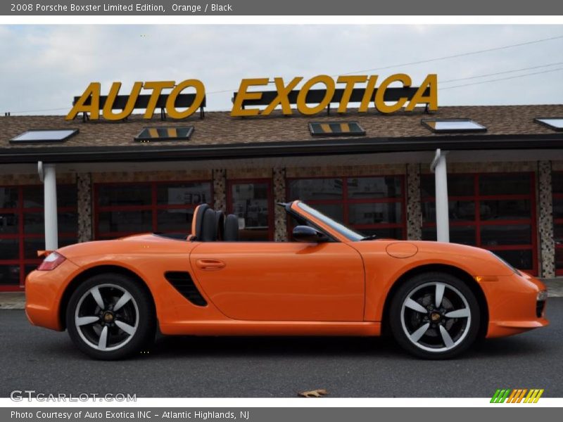 Orange / Black 2008 Porsche Boxster Limited Edition