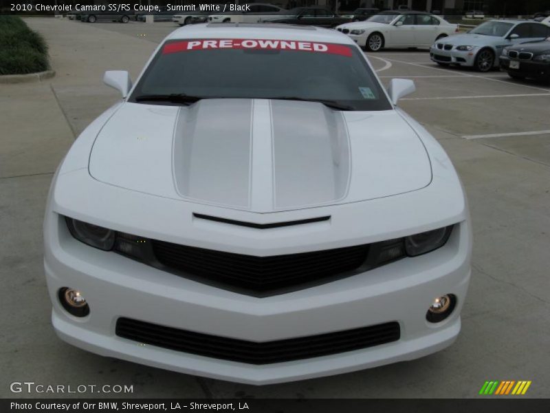 Summit White / Black 2010 Chevrolet Camaro SS/RS Coupe