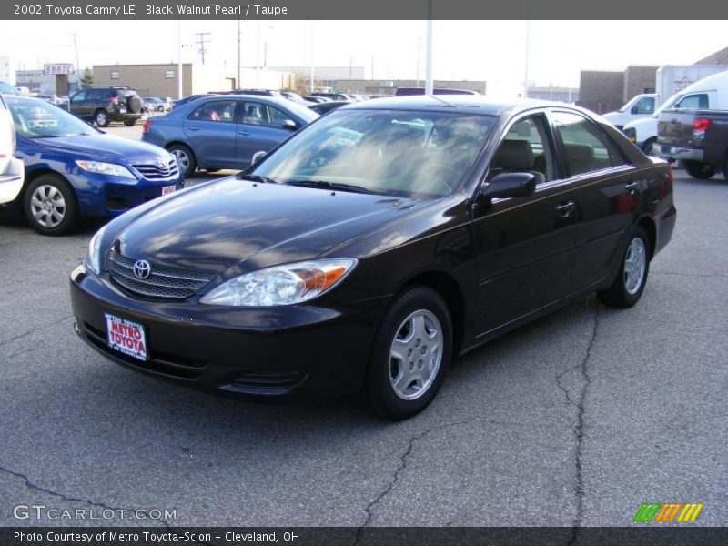 Black Walnut Pearl / Taupe 2002 Toyota Camry LE