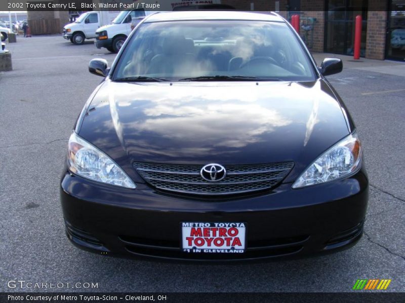 Black Walnut Pearl / Taupe 2002 Toyota Camry LE