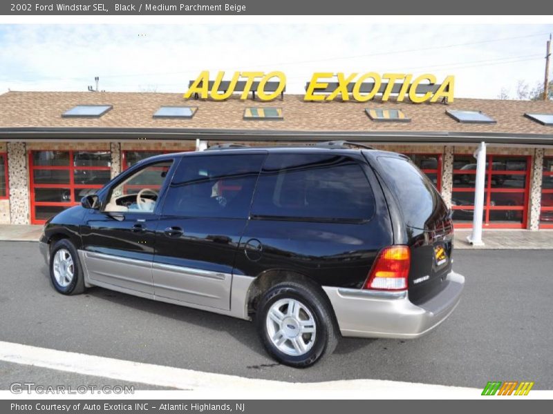 Black / Medium Parchment Beige 2002 Ford Windstar SEL
