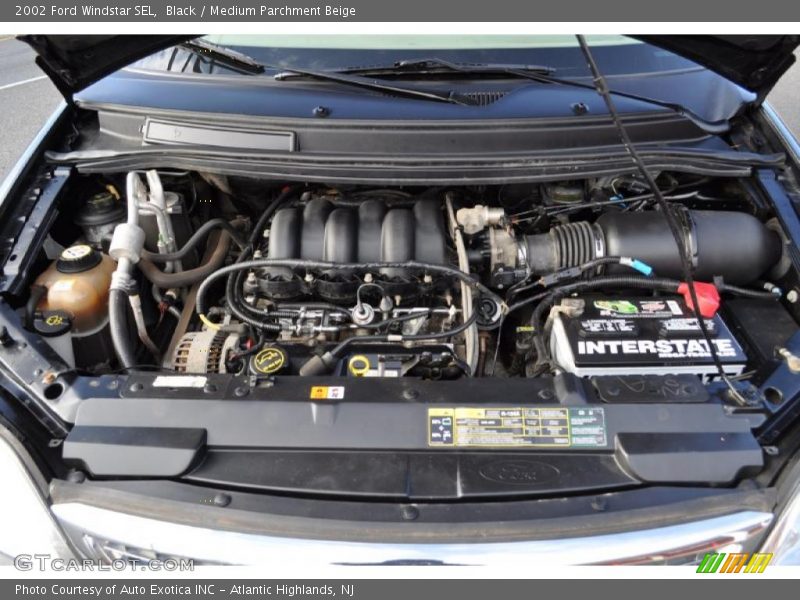 Black / Medium Parchment Beige 2002 Ford Windstar SEL