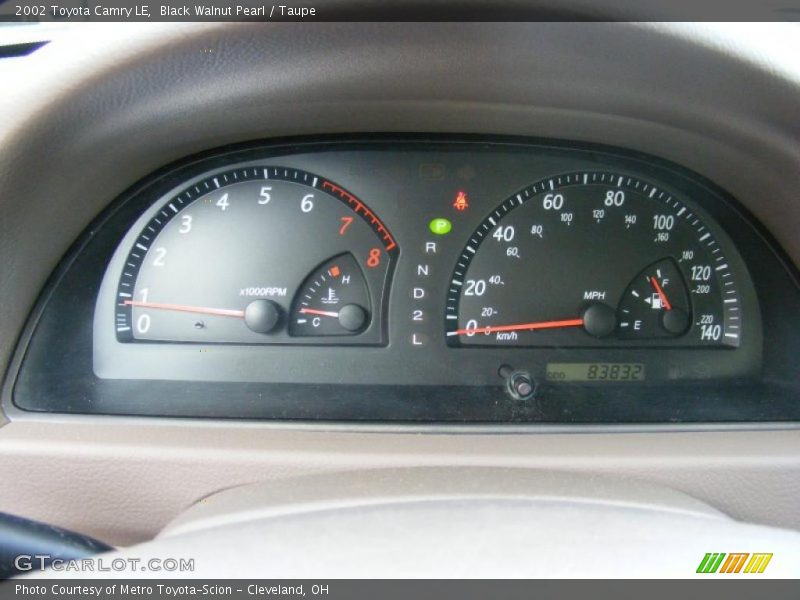 Black Walnut Pearl / Taupe 2002 Toyota Camry LE