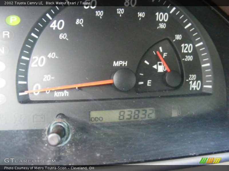 Black Walnut Pearl / Taupe 2002 Toyota Camry LE