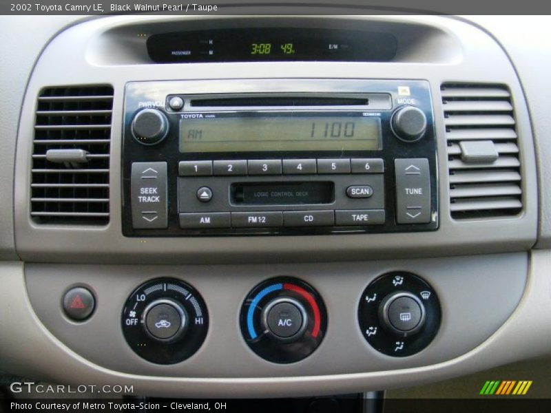 Black Walnut Pearl / Taupe 2002 Toyota Camry LE
