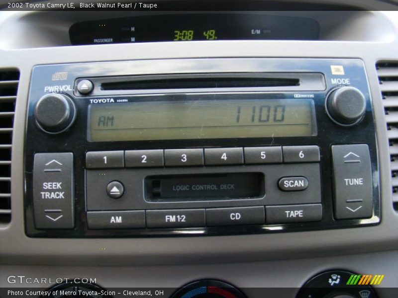 Black Walnut Pearl / Taupe 2002 Toyota Camry LE