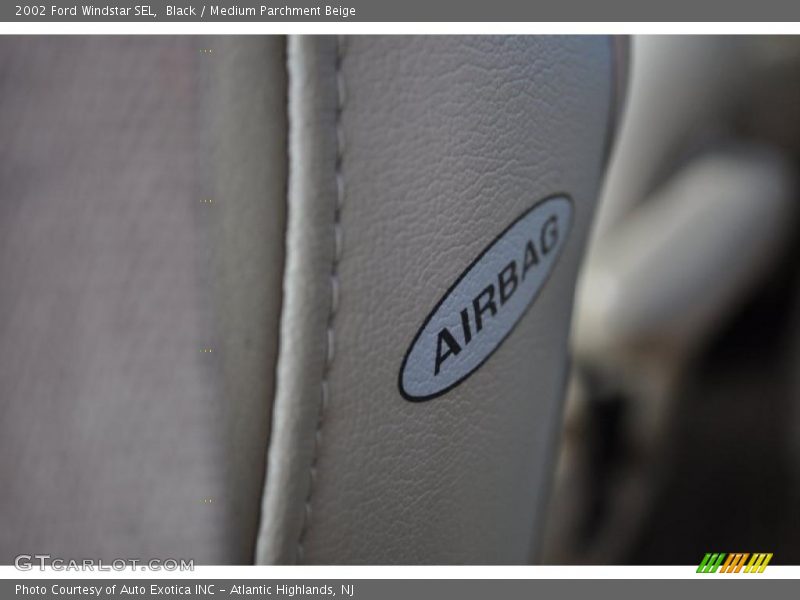 Black / Medium Parchment Beige 2002 Ford Windstar SEL