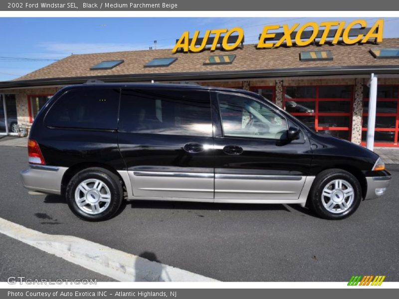 Black / Medium Parchment Beige 2002 Ford Windstar SEL