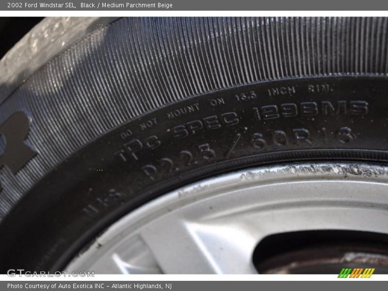 Black / Medium Parchment Beige 2002 Ford Windstar SEL