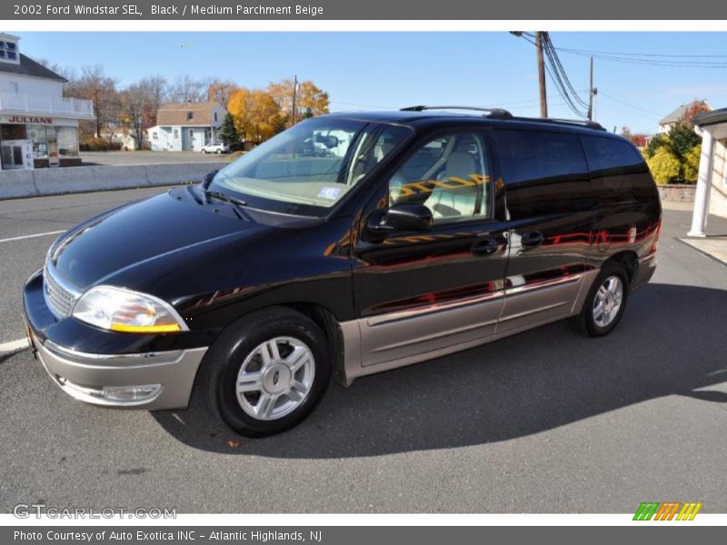 Black / Medium Parchment Beige 2002 Ford Windstar SEL