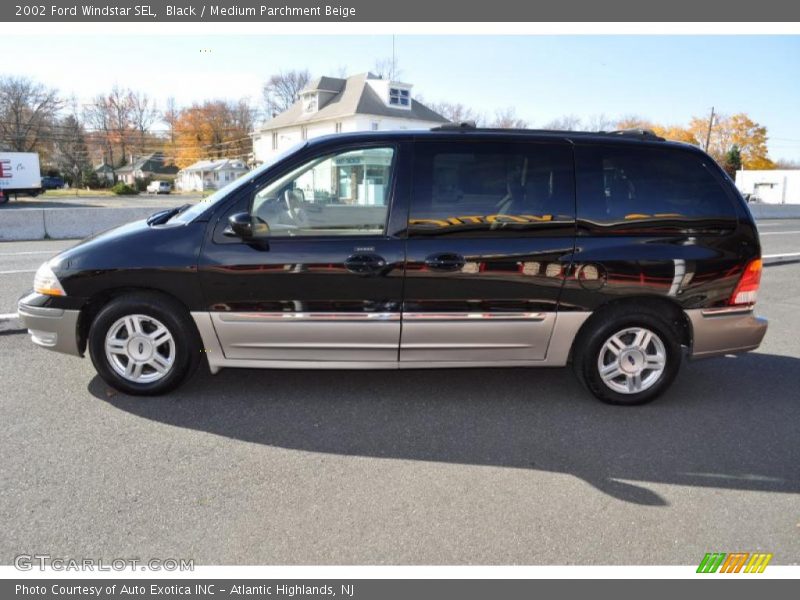 Black / Medium Parchment Beige 2002 Ford Windstar SEL