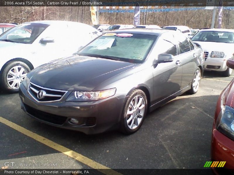 Carbon Gray Pearl / Ebony Black 2006 Acura TSX Sedan
