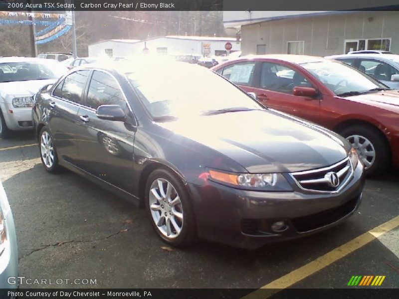 Carbon Gray Pearl / Ebony Black 2006 Acura TSX Sedan