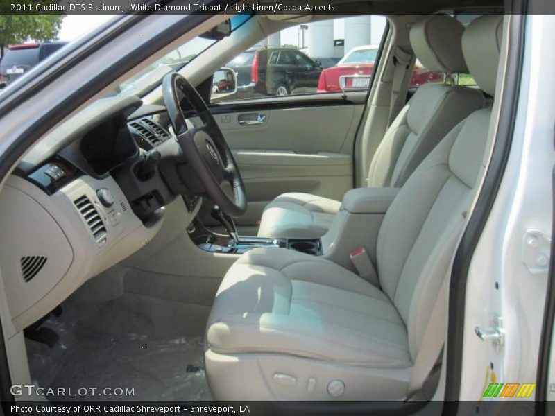  2011 DTS Platinum Light Linen/Cocoa Accents Interior