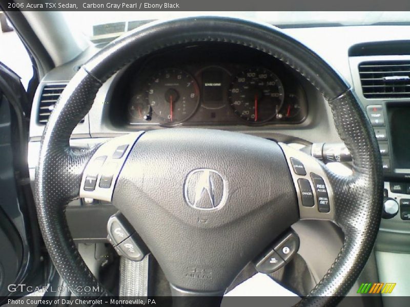 Carbon Gray Pearl / Ebony Black 2006 Acura TSX Sedan