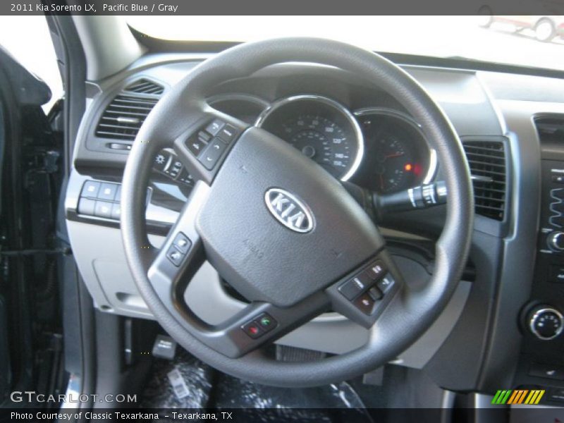Pacific Blue / Gray 2011 Kia Sorento LX