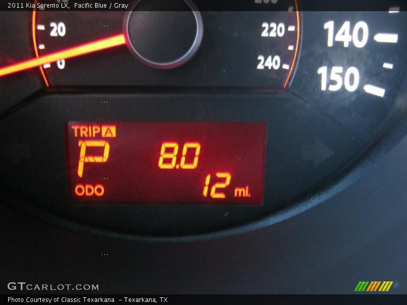 Pacific Blue / Gray 2011 Kia Sorento LX