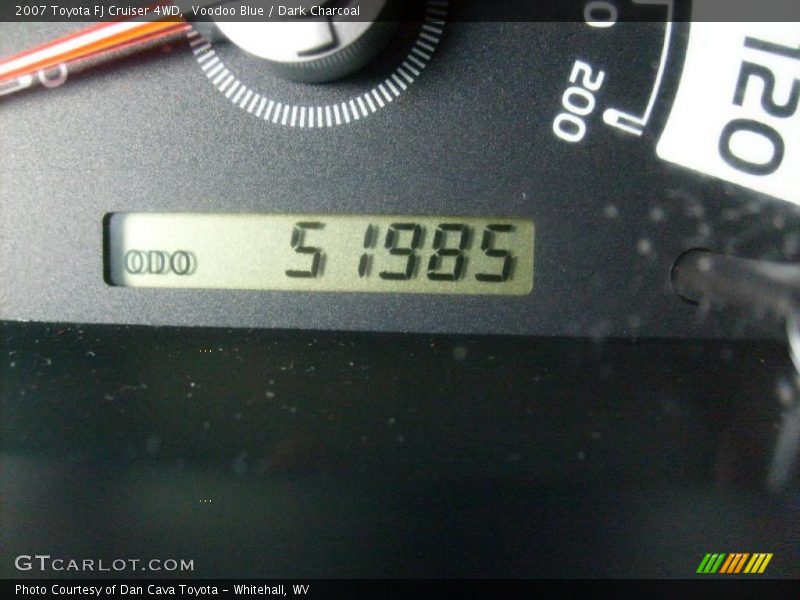 Voodoo Blue / Dark Charcoal 2007 Toyota FJ Cruiser 4WD