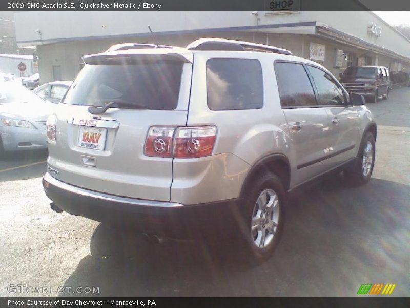Quicksilver Metallic / Ebony 2009 GMC Acadia SLE