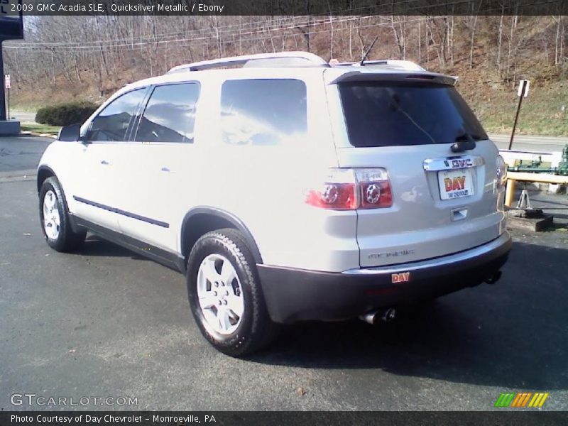 Quicksilver Metallic / Ebony 2009 GMC Acadia SLE