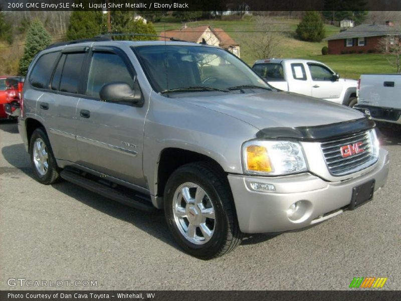 Liquid Silver Metallic / Ebony Black 2006 GMC Envoy SLE 4x4