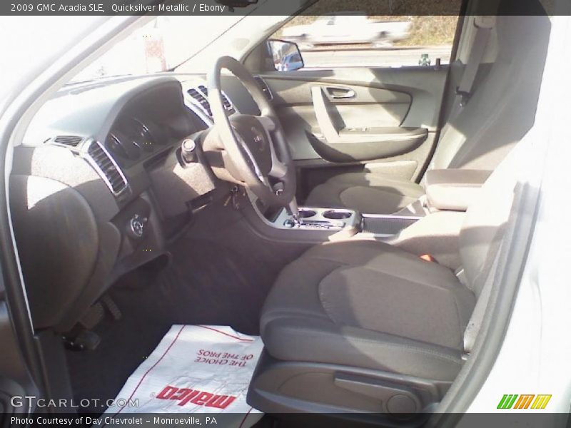 Quicksilver Metallic / Ebony 2009 GMC Acadia SLE