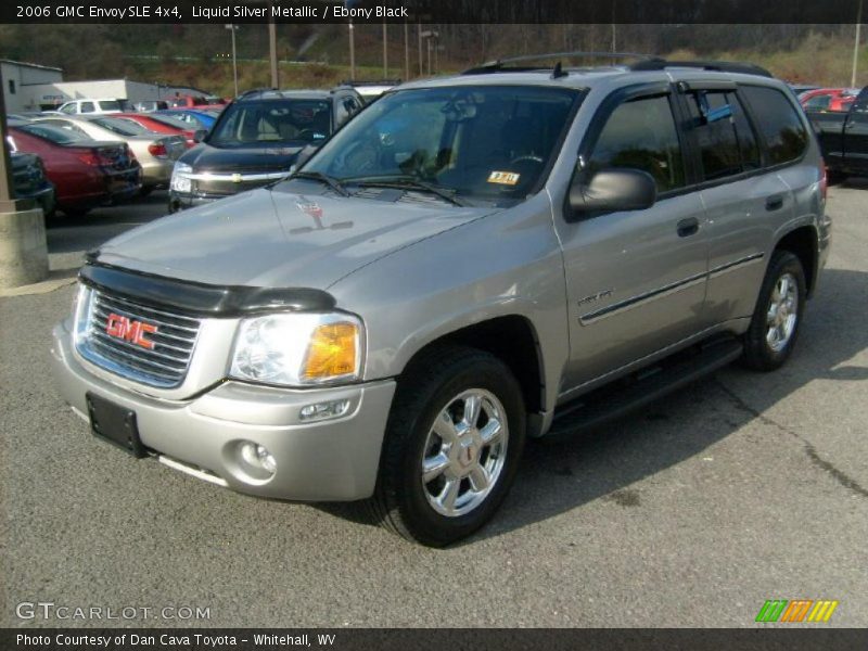 Liquid Silver Metallic / Ebony Black 2006 GMC Envoy SLE 4x4