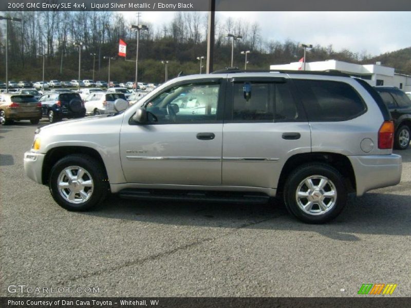 Liquid Silver Metallic / Ebony Black 2006 GMC Envoy SLE 4x4