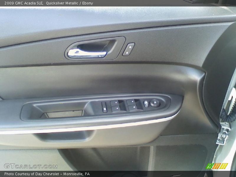 Quicksilver Metallic / Ebony 2009 GMC Acadia SLE