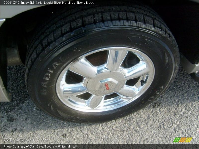 Liquid Silver Metallic / Ebony Black 2006 GMC Envoy SLE 4x4