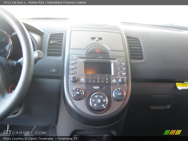 Molten Red / Sand/Black Premium Leather 2011 Kia Soul +