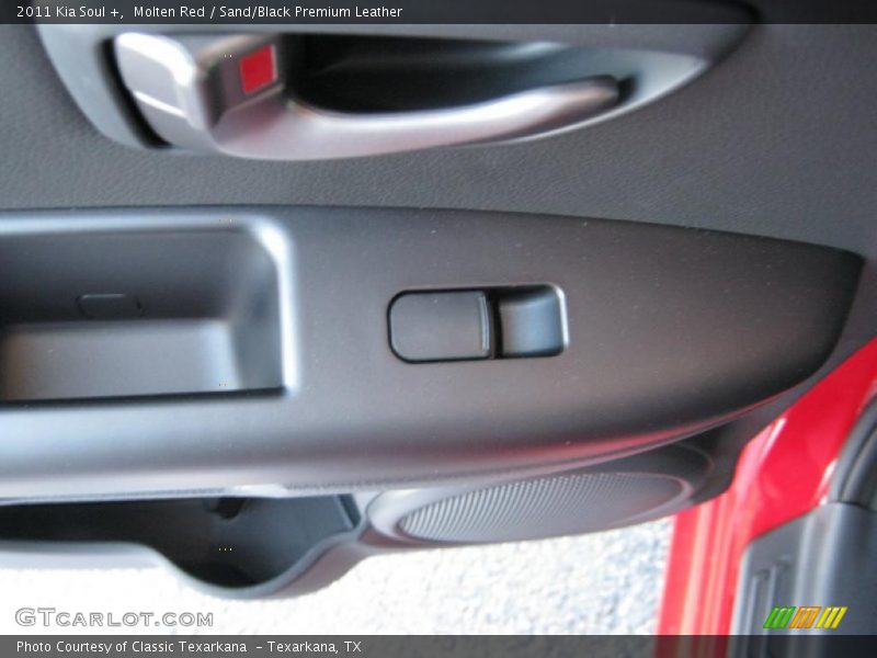 Molten Red / Sand/Black Premium Leather 2011 Kia Soul +