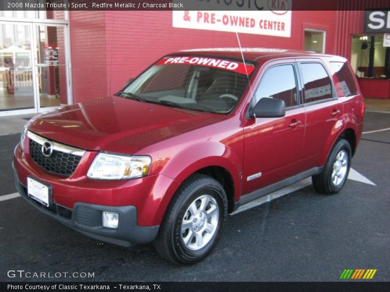 Redfire Metallic / Charcoal Black 2008 Mazda Tribute i Sport