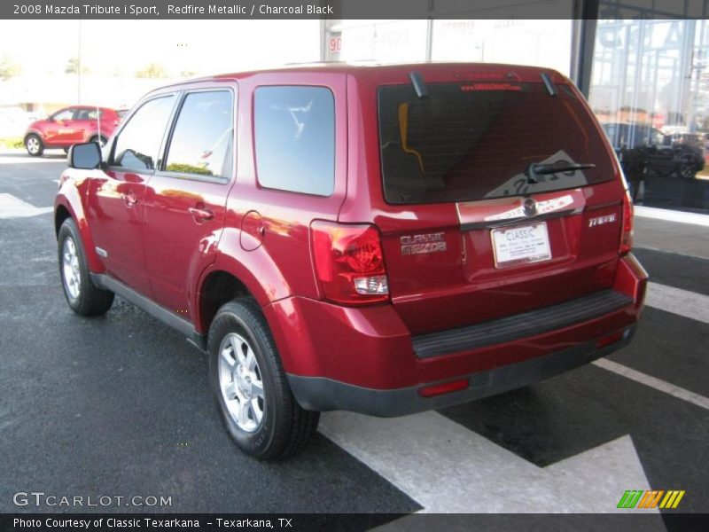 Redfire Metallic / Charcoal Black 2008 Mazda Tribute i Sport