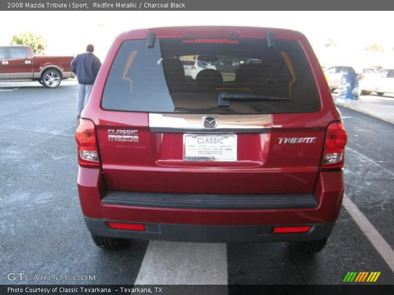 Redfire Metallic / Charcoal Black 2008 Mazda Tribute i Sport